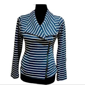 Mystree Blue and white striped blazer S